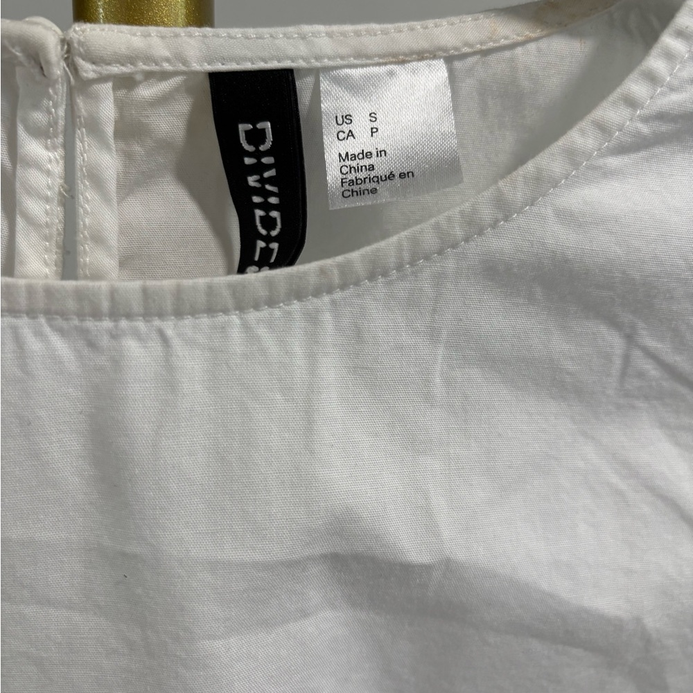 H&M White Ruffle Blouse - Picture 3 of 3
